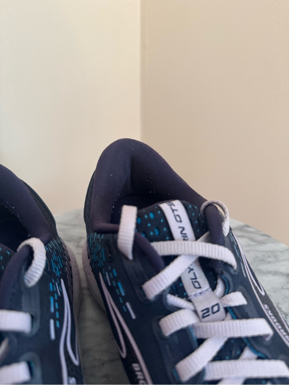Brooks Glycerin GTS 20 Running Shoes Women’s Size 9 Navy Purple Walking Comfort - Picture 7 of 9